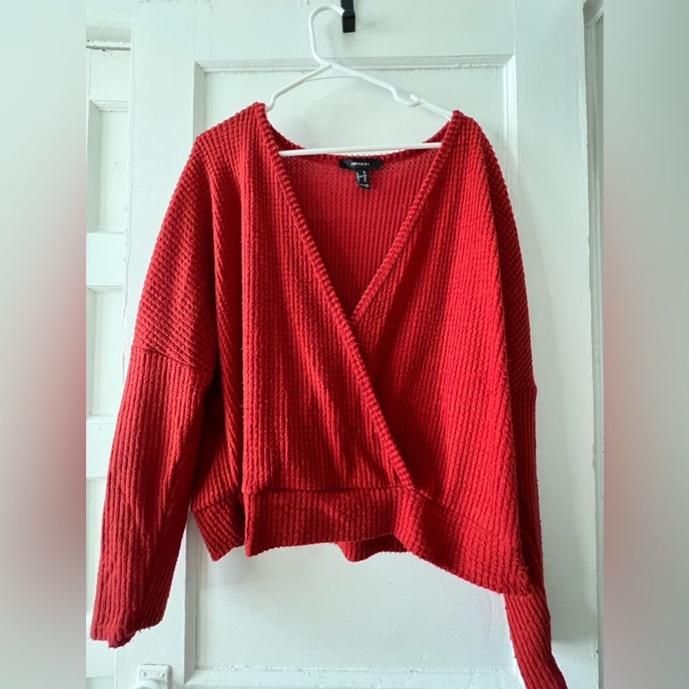 Crossover sweater